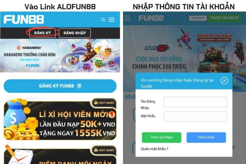 Nhập đúng thông tin cá nhân chính xác theo mẫu yêu cầu